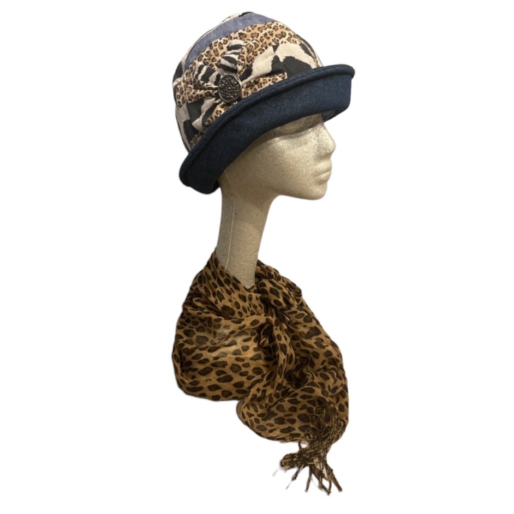 Handmade Hat In Patchwork Design